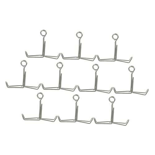 BELLIFFY 10 Stück Teiliges Feder wasserstopp klemmen mit Verstellbarer Schlauchklemme Stabile Federklemme für Labor und Chemie Rutschfeste Gummischlauch absperrclips für Präzise BELLIFFY 10 Stück Teiliges Feder wasserstopp klemmen mit Verstellbarer Schlauchklemme Stabile Federklemme für Labor und Chemie Rutschfeste Gummischlauch absperrclips für Präzise von BELLIFFY