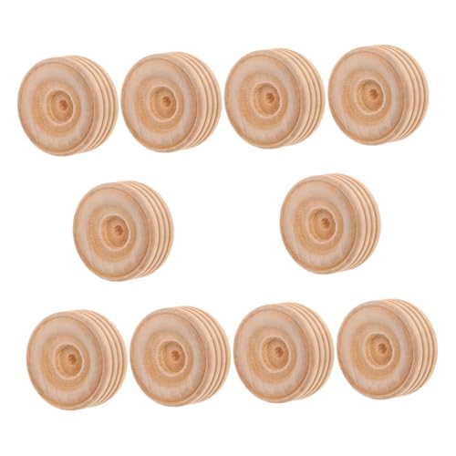 BELLIFFY 10 Stück Teiliges Holzräder für DIY Bastelprojekte Langlebig Robust Pädagogisch Fördernd Geeignet für Modellbau und BELLIFFY 10 Stück Teiliges Holzräder für DIY Bastelprojekte Langlebig Robust Pädagogisch Fördernd Geeignet für Modellbau und von BELLIFFY