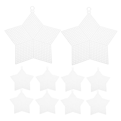BELLIFFY 10 Stück Teiliges Set Kunststoff-mesh-planen für DIY-Taschen Kunststoffgitter mit Glatter Oberfläche Langlebig und Reißfest für Nähen Kreuzstich und Bastelprojekte BELLIFFY 10 Stück Teiliges Set Kunststoff-mesh-planen für DIY-Taschen Kunststoffgitter mit Glatter Oberfläche Langlebig und Reißfest für Nähen Kreuzstich und Bastelprojekte von BELLIFFY