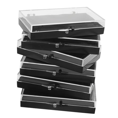 BELLIFFY 10 Stück Teiliges Transparentes Kunststoff Abzeichenbox mit Pin Slot Eleganter Schmuck Broschen Organizer Staubdichte Aufbewahrungsbox für Medaillen Ringe für Feiern und BELLIFFY 10 Stück Teiliges Transparentes Kunststoff Abzeichenbox mit Pin Slot Eleganter Schmuck Broschen Organizer Staubdichte Aufbewahrungsbox für Medaillen Ringe für Feiern und von BELLIFFY