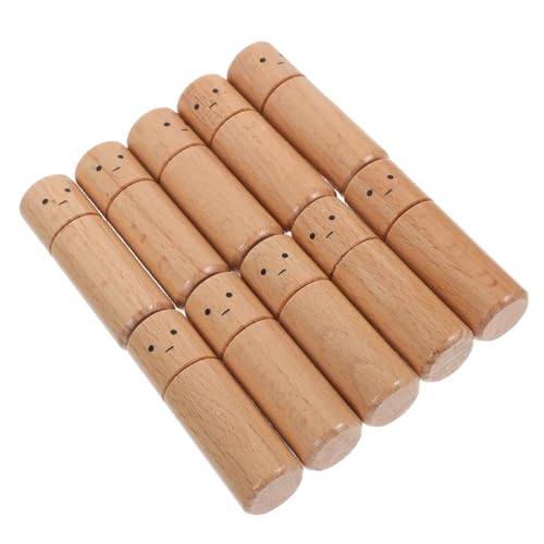 BELLIFFY 10 Stück Unfertige Holzpuppen für DIY Malen Basteln Natürliche Holzfiguren für Originelle Frühkindliche Raumdekoration BELLIFFY 10 Stück Unfertige Holzpuppen für DIY Malen Basteln Natürliche Holzfiguren für Originelle Frühkindliche Raumdekoration von BELLIFFY