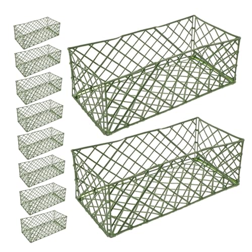 BELLIFFY 10 Stück Wiederverwendbarer Blumenschaumhalter: Blumenarrangementkäfig Kunststoff – 9,24 X 4,32 X 3,14 Zoll Blumenhalter Für Hochzeiten, Partys Und Veranstaltungen BELLIFFY 10 Stück Wiederverwendbarer Blumenschaumhalter: Blumenarrangementkäfig Kunststoff – 9,24 X 4,32 X 3,14 Zoll Blumenhalter Für Hochzeiten, Partys Und Veranstaltungen von BELLIFFY