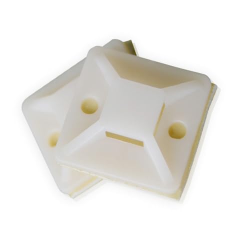 BELLIFFY 100 Stück Kabelbinder Halter Selbstklebend Nylon Kabelbinder Halterung Weiß Kabelmanagement für Büro und Zuhause Einfache Montage Zuverlässige Drahtbefestigung BELLIFFY 100 Stück Kabelbinder Halter Selbstklebend Nylon Kabelbinder Halterung Weiß Kabelmanagement für Büro und Zuhause Einfache Montage Zuverlässige Drahtbefestigung von BELLIFFY