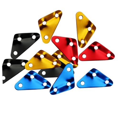 BELLIFFY 12 Stück Teiliges Aluminiumlegierung Seilspanner für Camping Zelt Windstopper Korrosionsbeständig Langlebig Verstellbar Geeignet für Outdoor Zeltplanen und Abspannseile Blau von BELLIFFY
