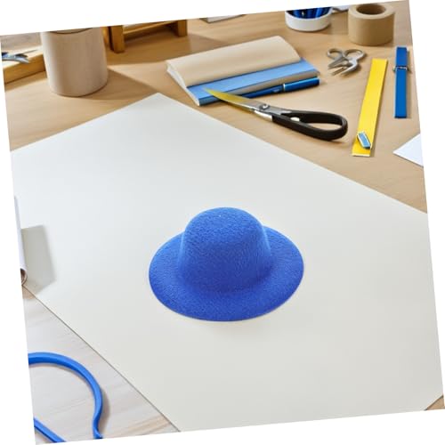BELLIFFY 15 Stück Teiliges Miniatur Puppenhüte DIY Bastelzubehör für Puppenhaus Kleine Hüte als Photo Prop Accessory Farbige Mini Mützen für Kreative Handarbeiten und Dekoration von BELLIFFY