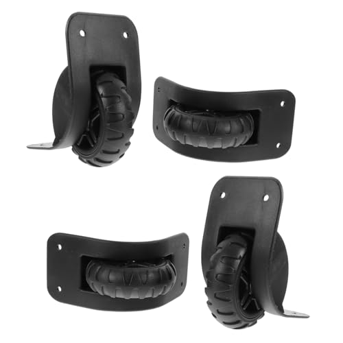 BELLIFFY 2 Paare Kofferrollen Ersatzrollen Schwarz Gepäck Koffer Räder Austausch Single Side Wheels Luggage Zubehör für Travel Suitcase Reparatur und Ersatz BELLIFFY 2 Paare Kofferrollen Ersatzrollen Schwarz Gepäck Koffer Räder Austausch Single Side Wheels Luggage Zubehör für Travel Suitcase Reparatur und Ersatz von BELLIFFY