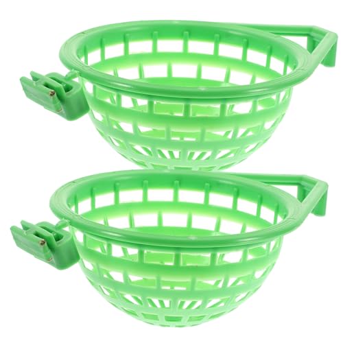 BELLIFFY 2 STÜCK Vogel nistbecken Grün Robustes Nistbecken für Brieftauben und Kleine Vögel Einfach zu Befestigen Langlebig Sicherer Vogelnesthalter für Käfige und Vogelzucht BELLIFFY 2 STÜCK Vogel nistbecken Grün Robustes Nistbecken für Brieftauben und Kleine Vögel Einfach zu Befestigen Langlebig Sicherer Vogelnesthalter für Käfige und Vogelzucht von BELLIFFY