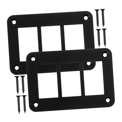 BELLIFFY 2stücke Schalterpanel Wippschalter Schalterfeld Aluminiumlegierung Gehäuse Halterung Für Auto Wohnmobil Boot Mit Schrauben Inklusive Einfache Installation BELLIFFY 2stücke Schalterpanel Wippschalter Schalterfeld Aluminiumlegierung Gehäuse Halterung Für Auto Wohnmobil Boot Mit Schrauben Inklusive Einfache Installation von BELLIFFY