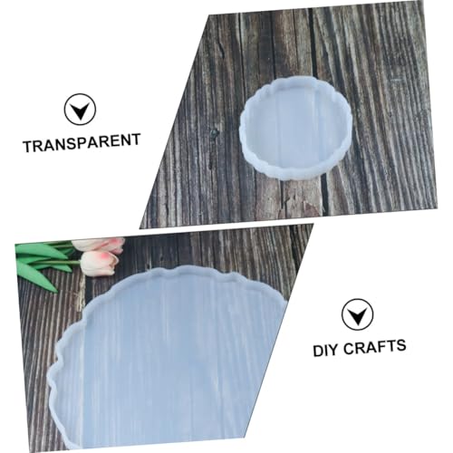 BELLIFFY 2 Stück Silikonform Tablett Rund DIY Epoxidharz Form für Individuelle Dekoration Stabile Langlebige Gießform Geeignet für Kreative Handarbeiten und Schmuckherstellung von BELLIFFY