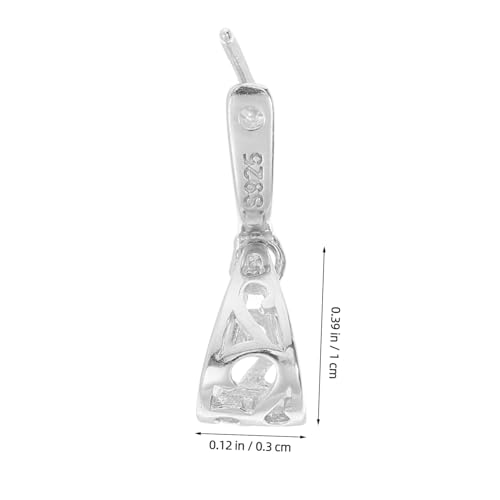 BELLIFFY 2 Stück Teiliges Silber Anhängerverbinder für Schmuckherstellung Sichere Verschlüsse für Halsketten und Armbänder Vielseitige DIY Charms Verbinder Langlebige Metallqualität BELLIFFY 2 Stück Teiliges Silber Anhängerverbinder für Schmuckherstellung Sichere Verschlüsse für Halsketten und Armbänder Vielseitige DIY Charms Verbinder Langlebige Metallqualität von BELLIFFY