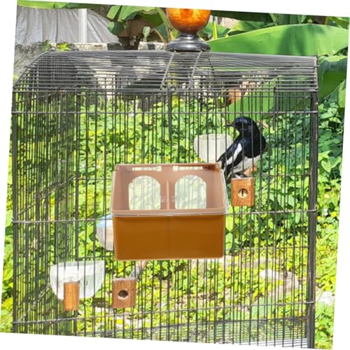 BELLIFFY 2 Stück Teiliges Vogelkäfig Futterspender mit Deckel Multifunktionaler Hänge Futtersilo für Tauben und Vögel Praktische Futter und Wasserschale Installieren und Reinigen für BELLIFFY 2 Stück Teiliges Vogelkäfig Futterspender mit Deckel Multifunktionaler Hänge Futtersilo für Tauben und Vögel Praktische Futter und Wasserschale Installieren und Reinigen für von BELLIFFY