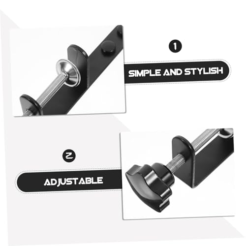 BELLIFFY 2 Stück Verstellbarer Tischklemme aus Robustem Eisen Multifunktionale C halterung zur Stabilen Befestigung von Pegboards Schreibtischen für Werkzeug Büro Bastelorganisation von BELLIFFY