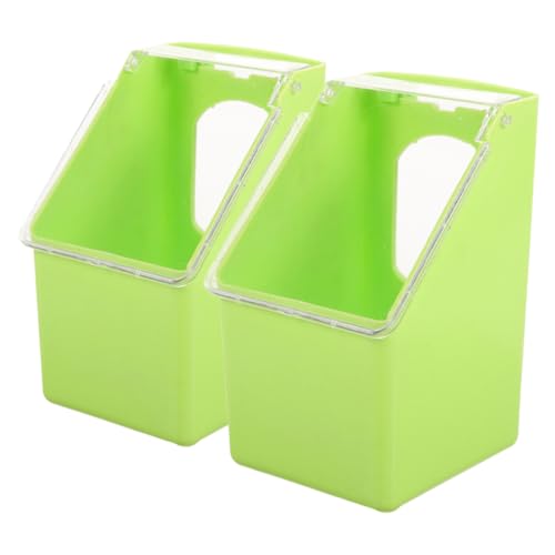 BELLIFFY 2 Stück Vogelfutterspender Aufhängen für Käfige Großer Fassungsvermögen Futtertrog Multifunktionaler Futterspender für Papageien Wellensittiche Tauben Einfach zu Reinigen Befüllen BELLIFFY 2 Stück Vogelfutterspender Aufhängen für Käfige Großer Fassungsvermögen Futtertrog Multifunktionaler Futterspender für Papageien Wellensittiche Tauben Einfach zu Reinigen Befüllen von BELLIFFY