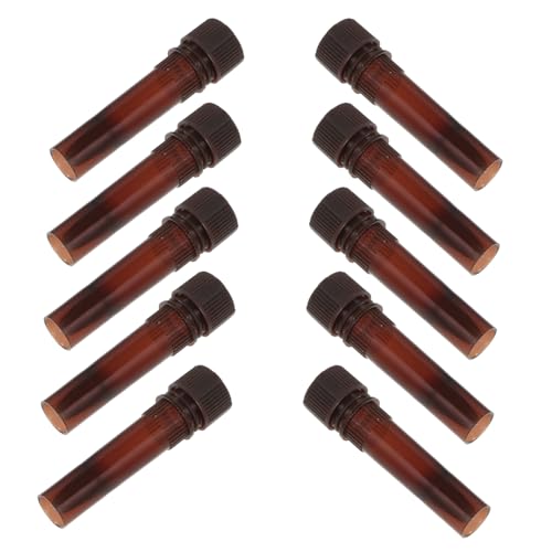 BELLIFFY 20 Stück Braune Probenträger Röhrchen für Laborproben Lichtgeschützte Kunststoffröhrchen mit Standfunktion Vielseitige Aufbewahrung und Probenentnahme für Wissenschaftliche BELLIFFY 20 Stück Braune Probenträger Röhrchen für Laborproben Lichtgeschützte Kunststoffröhrchen mit Standfunktion Vielseitige Aufbewahrung und Probenentnahme für Wissenschaftliche von BELLIFFY