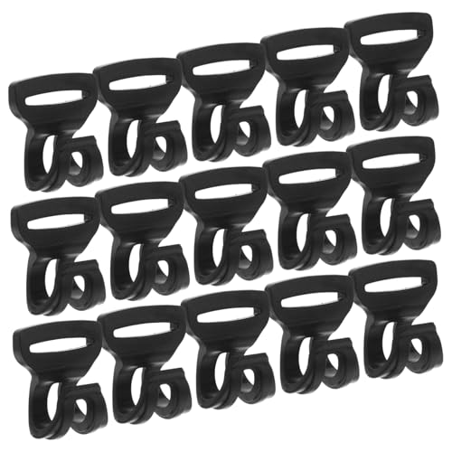 BELLIFFY 20 Stück Outdoor Camping Zeltstangenhaken aus Robustem Windresistente Zeltbefestigungsklammern Einfach zu Montierende Haken für Zeltstangen Ømm Stabiler Halt bei Wind und Unebenem von BELLIFFY