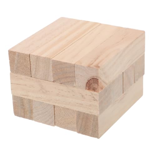 BELLIFFY 20 Stück Teiliges Unbehandelte Kiefern Holzklötze zum Schnitzen und Basteln Natürliche DIY Holzblöcke für Kreative Handarbeit Bemalbar Vielseitig für Dekoration und Kunstprojekte von BELLIFFY
