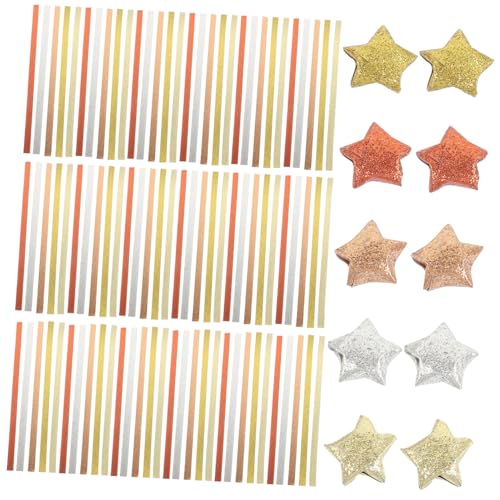 BELLIFFY 200 Stück Glitzerndes Origami Papier Farbverlauf Gold Farben DIY Bastelpapier Faltpapier für Handarbeiten Schule Kindergarten Scrapbooking und Kreative Dekoration von BELLIFFY