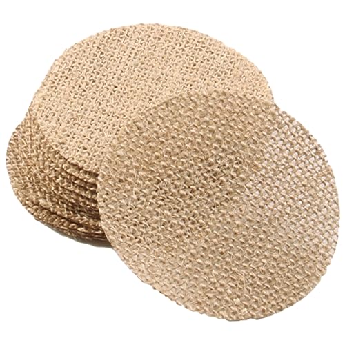 BELLIFFY 20stücke Weihnachtsbaum Dekorationen Aus Jute Nostalgische Bastel-accessoires Für Festliche Anlässe Ornament-slices Für Tür Und Fenster von BELLIFFY