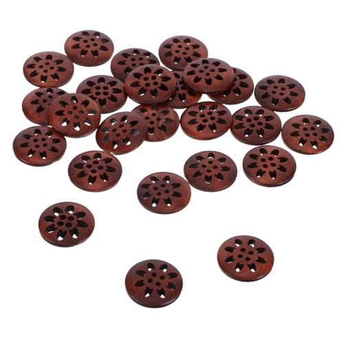 BELLIFFY 25 Stück Holzknöpfe Zum Basteln Blumen Nähknöpfe Rund Und Minimalistisch Für Kleidung Anzüge Mäntel – Nähzubehör BELLIFFY 25 Stück Holzknöpfe Zum Basteln Blumen Nähknöpfe Rund Und Minimalistisch Für Kleidung Anzüge Mäntel – Nähzubehör von BELLIFFY