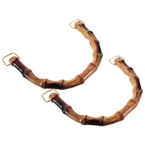 BELLIFFY 2 Stück U-förmige Bambus Handtaschen Griffe Selbstgemacht Taschen Zubehör Für Handtaschen Leicht Ergonomisch Als Ersatz Für Stroh Und Strandtaschen BELLIFFY 2 Stück U-förmige Bambus Handtaschen Griffe Selbstgemacht Taschen Zubehör Für Handtaschen Leicht Ergonomisch Als Ersatz Für Stroh Und Strandtaschen von BELLIFFY