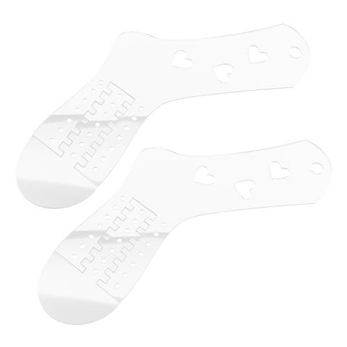 2 Stück Transparente Acryl Sockenblocker Für Stricken - Diy Sockenschablonen Zur Formgebung Und Präsentation Von Handgefertigten Socken 2 Stück Transparente Acryl Sockenblocker Für Stricken - Diy Sockenschablonen Zur Formgebung Und Präsentation Von Handgefertigten Socken von BELLIFFY