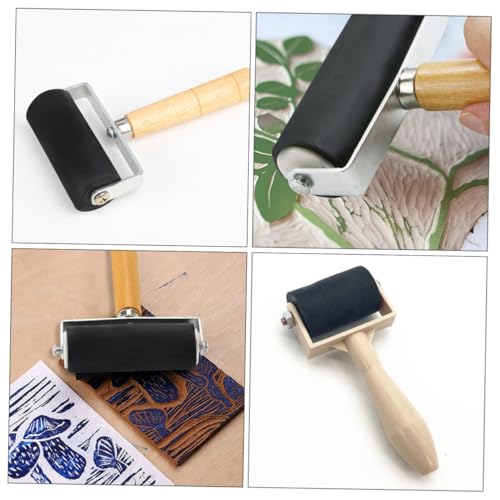 BELLIFFY 3 Stück 3 teiliges Gummiwalzen Set aus langlebigem Holz und Gummi verschleißfest und ergonomisch geformt für Bastelarbeiten Linoldruck Steinchenmosaik und Handdruckprojekte BELLIFFY 3 Stück 3 teiliges Gummiwalzen Set aus langlebigem Holz und Gummi verschleißfest und ergonomisch geformt für Bastelarbeiten Linoldruck Steinchenmosaik und Handdruckprojekte von BELLIFFY