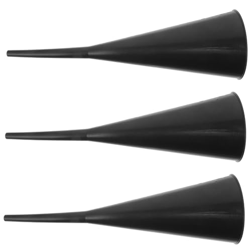 BELLIFFY 3 Stück Teiliges Auto Nachfülltrichter mit Verlängerter Tülle aus Robustem Kunststoff Präzise und Auslaufsichere Öl Kraftstoffeinfüllhilfe für Pkw und Motorräder Handfreies von BELLIFFY