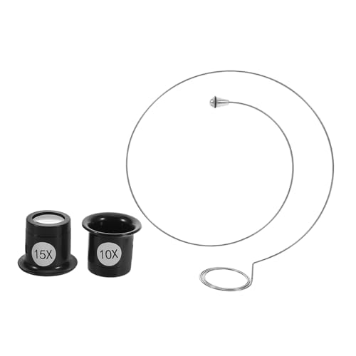 BELLIFFY 3 Stück Uhrmacherlupe Set Vergrößerung mit Clip Hochauflösend Einstellbar Leicht Schmuck Uhreninspektion für Präzise Reparatur und Münzprüfung Zufällige Farbe BELLIFFY 3 Stück Uhrmacherlupe Set Vergrößerung mit Clip Hochauflösend Einstellbar Leicht Schmuck Uhreninspektion für Präzise Reparatur und Münzprüfung Zufällige Farbe von BELLIFFY