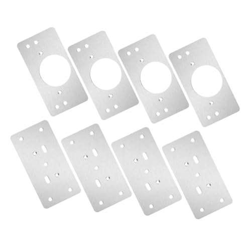 BELLIFFY 4 Sätze Edelstahl Reparaturplatte für Möbelscharniere Schranktüren Scharnier Reparaturblech für Schwere Türen mit Hoher Härte und Rostschutz für Küchen Kleiderschränke BELLIFFY 4 Sätze Edelstahl Reparaturplatte für Möbelscharniere Schranktüren Scharnier Reparaturblech für Schwere Türen mit Hoher Härte und Rostschutz für Küchen Kleiderschränke von BELLIFFY
