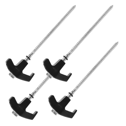 BELLIFFY 4 Stück Teiliges Zeltheringe mit Kunststoffkopf Leichte Stabile Schraubheringe für Harten Boden Vielseitige Zeltnägel für Camping Strand Pavillon und Planenbefestigung BELLIFFY 4 Stück Teiliges Zeltheringe mit Kunststoffkopf Leichte Stabile Schraubheringe für Harten Boden Vielseitige Zeltnägel für Camping Strand Pavillon und Planenbefestigung von BELLIFFY