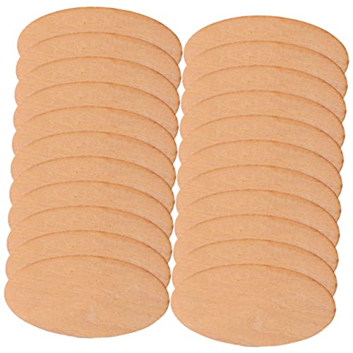 BELLIFFY 50stücke Ovale Unbehandelte Holzscheiben Natur Holz Scheiben Für Heimwerker Bastelmaterial Diy Projekt Blank Holz Scheiben von BELLIFFY