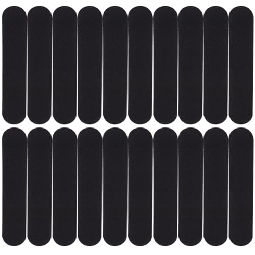 BELLIFFY 50 Stück Selbstklebende Hautfreundliche Schweißliner für Hüte Atmungsaktive Tragbare Schweißschutz Pads Einfache Anwendung Schwarzes für Kragen und Hutinnenfutter von BELLIFFY