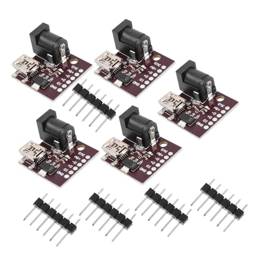 BELLIFFY 5stücke Mini USB Netzteil Schnittstelle Professionelle Ladeplatine Stromversorgungsmodul Mit Überlastschutz Sicher Und Praktisch Zu Bedienen von BELLIFFY