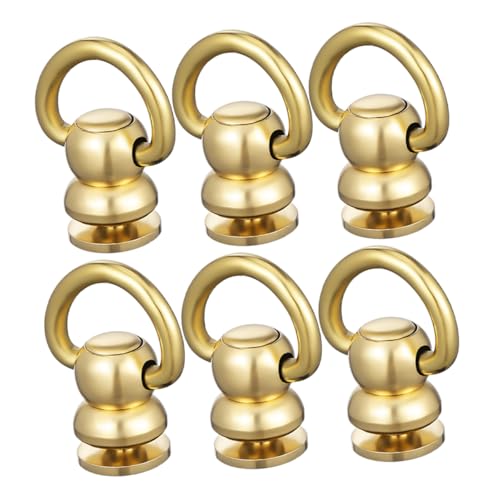 BELLIFFY 6 Stück Drehbare Befestigungsnieten Messing für Handtaschen Geldbörsen Hardware DIY Bastelbedarf für Rucksäcke und Handtaschen BELLIFFY 6 Stück Drehbare Befestigungsnieten Messing für Handtaschen Geldbörsen Hardware DIY Bastelbedarf für Rucksäcke und Handtaschen von BELLIFFY