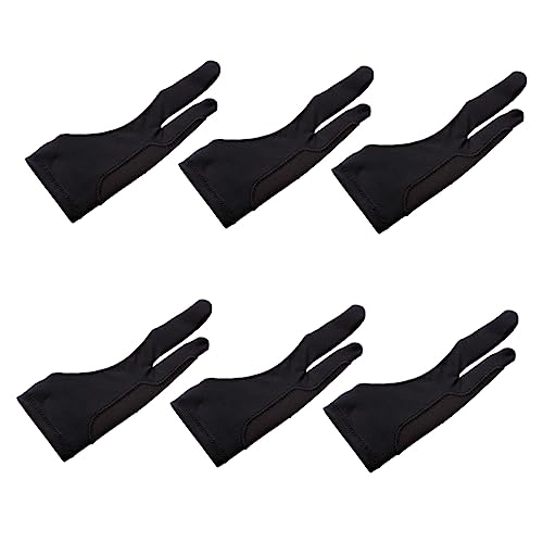 BELLIFFY 6er-Pack Zwei-Finger-Handschuhe Für Tablet-zeichnen Anti-Touch-Handschuhe Künstlerhandschuhe Mit Atmungsaktivem Stoff BELLIFFY 6er-Pack Zwei-Finger-Handschuhe Für Tablet-zeichnen Anti-Touch-Handschuhe Künstlerhandschuhe Mit Atmungsaktivem Stoff von BELLIFFY