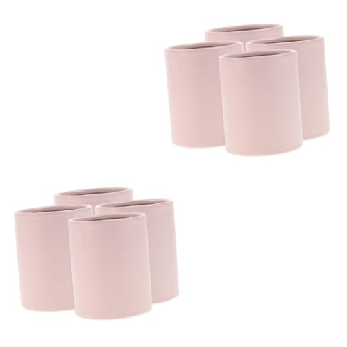 BELLIFFY 8 STK Kuscheleimer für Blumen Mini-Geschenkboxen Storage Boxes aufbwahrungs-Box Blumentöpfe Packpapier Blumenbehälter verpacken Blumenzylinder aus Papier Rosa von BELLIFFY