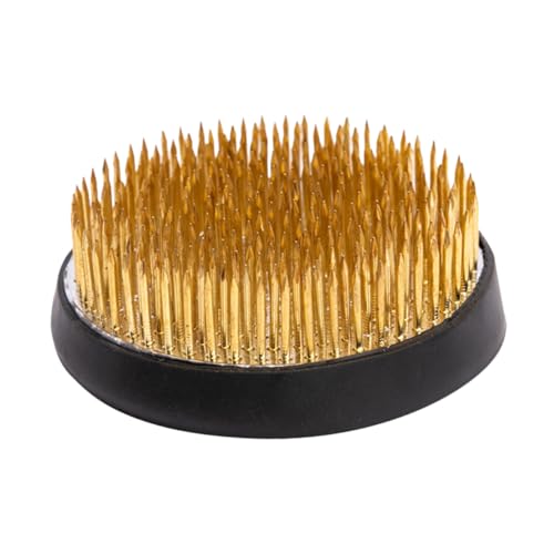 BELLIFFY Blumenstecknadel Kupfer Rund mit Rutschfestem Gummiboden Fester Halter für Blumenarrangements Geeignet für Verschiedene Blumen und Dekorationen bei Hochzeit Garten Festen von BELLIFFY