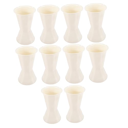 BELLIFFY Blumenstraußständer für Blumenarrangements, Kunststoff, Blumenvase, 10 Stück von BELLIFFY