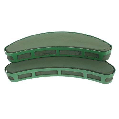BELLIFFY Crescent Shaped Floral Foam Steckmasse für Hochzeit Blumenarrangements mit Hoher Wasseraufnahme Langlebige Basis für DIY Blumensteckerei Geeignet für Kunst Frischblumen BELLIFFY Crescent Shaped Floral Foam Steckmasse für Hochzeit Blumenarrangements mit Hoher Wasseraufnahme Langlebige Basis für DIY Blumensteckerei Geeignet für Kunst Frischblumen von BELLIFFY