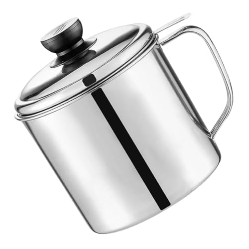 BELLIFFY Edelstahl Ölfiltertopf mit Feinem Sieb und Deckel Großer Küchen Ölbehälter zum Filtern und Aufbewahren von Speiseöl Langlebig Rostfrei Vielseitig für Haushalt und Kochen BELLIFFY Edelstahl Ölfiltertopf mit Feinem Sieb und Deckel Großer Küchen Ölbehälter zum Filtern und Aufbewahren von Speiseöl Langlebig Rostfrei Vielseitig für Haushalt und Kochen von BELLIFFY