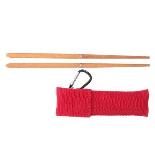 BELLIFFY Faltbare Lange Holz-essstäbchen mit Tragetasche Wiederverwendbare Outdoor-besteck-utensilien für Camping Wandern Rucksackreisen und Picknick Ergonomischer Griff Langlebig und BELLIFFY Faltbare Lange Holz-essstäbchen mit Tragetasche Wiederverwendbare Outdoor-besteck-utensilien für Camping Wandern Rucksackreisen und Picknick Ergonomischer Griff Langlebig und von BELLIFFY