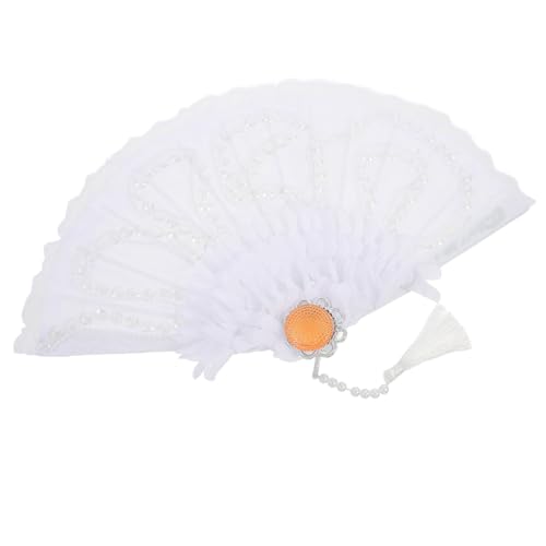 BELLIFFY Chinesischer Faltfächer Für Brautfedern Zur Hochzeit Dekorativer Federfächer Brautfederfächer Federfächer Festivalfächer Partyfächer Bühnenshowfächer Handfächer Für von BELLIFFY