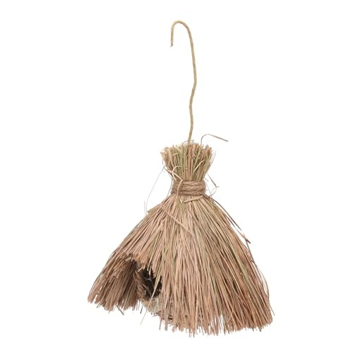 BELLIFFY Handgefertigtes Vogelnest zum Aufhängen Naturmaterialien Dekoratives Vogelkäfig Ornament für Garten Terrasse Balkon Stilvolle Gartendeko und Umweltfreundliche Vogelnest Dekoration von BELLIFFY