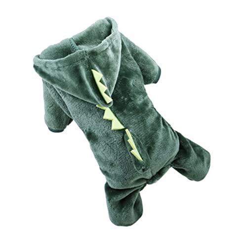 BELLIFFY Hundeoutfit Dinosaurierkostüm Stilvolle Haustierkleidung Mit Kapuze Haustierkleidung Warmhaltende Hundebekleidung BELLIFFY Hundeoutfit Dinosaurierkostüm Stilvolle Haustierkleidung Mit Kapuze Haustierkleidung Warmhaltende Hundebekleidung von BELLIFFY