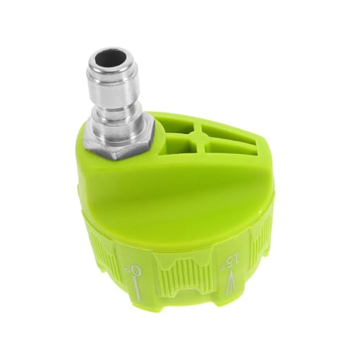 BELLIFFY Hochdruckreiniger Düse Grün Einstellbare Sprühmuster Robuste Waschdüse mit Schnellkupplung Vielseitig für Mauerwerk Beton und Drainagereinigung Langlebig BELLIFFY Hochdruckreiniger Düse Grün Einstellbare Sprühmuster Robuste Waschdüse mit Schnellkupplung Vielseitig für Mauerwerk Beton und Drainagereinigung Langlebig von BELLIFFY