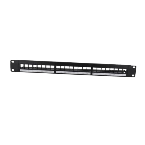 BELLIFFY Kabel 19 Zoll Ethernet Patch Panel Ports Netzwerkmodul Versorgung Wandhalterung von BELLIFFY
