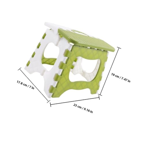 BELLIFFY Klapphocker Tragbarer Kunststoff Klappstuhl Mittelgroß Leicht Faltbar Für Camping Wandern Angeln Outdoor Aktivitäten Multifunktionaler Sitzhocker von BELLIFFY