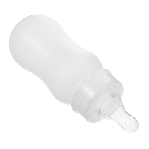 BELLIFFY Kleine Milchflasche mit Nippel für Lämmer und Kälber Einfache Reinigung Ergonomischer Babyflaschenhalter für Haustieraufzucht und Kontrollierten Milchfluss von BELLIFFY