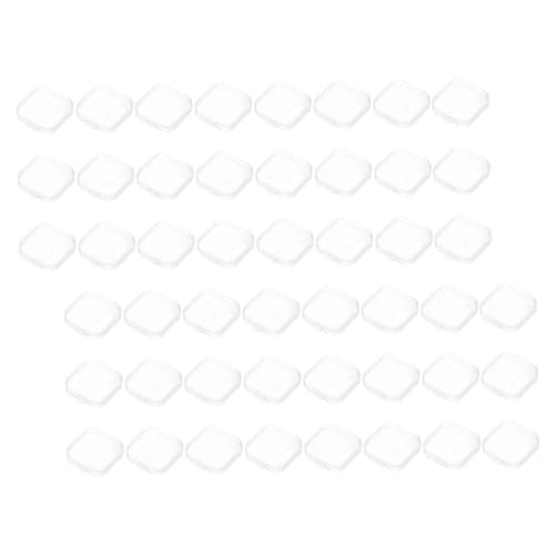 BELLIFFY Kleiner Aufbewahrungsboxen 50 Stück Transparent Kunststoff Für Schmuck Ohrstöpsel Perlen Organizer Tragbarer Aufbewahrungskoffer Vielseitig Einsetzbar von BELLIFFY