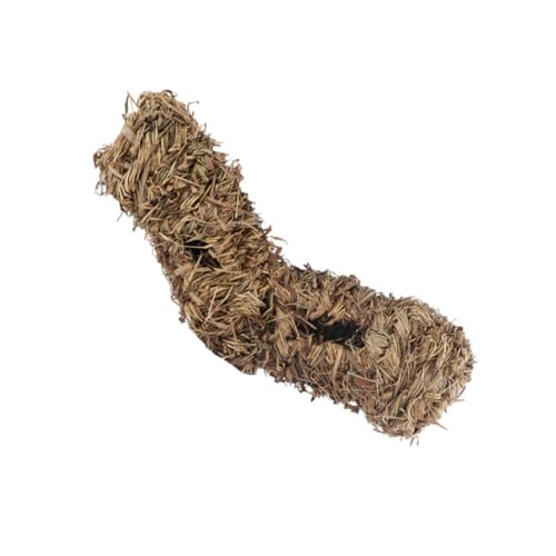 BELLIFFY Kreatives Haustiernest Tunnelform Hamster Meerschweinchen Natürlichem Material Langlebig und Sicher Kuschelnest für Kleine Nager und Kleintiere von BELLIFFY